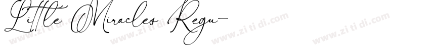 Little Miracles Regu字体转换